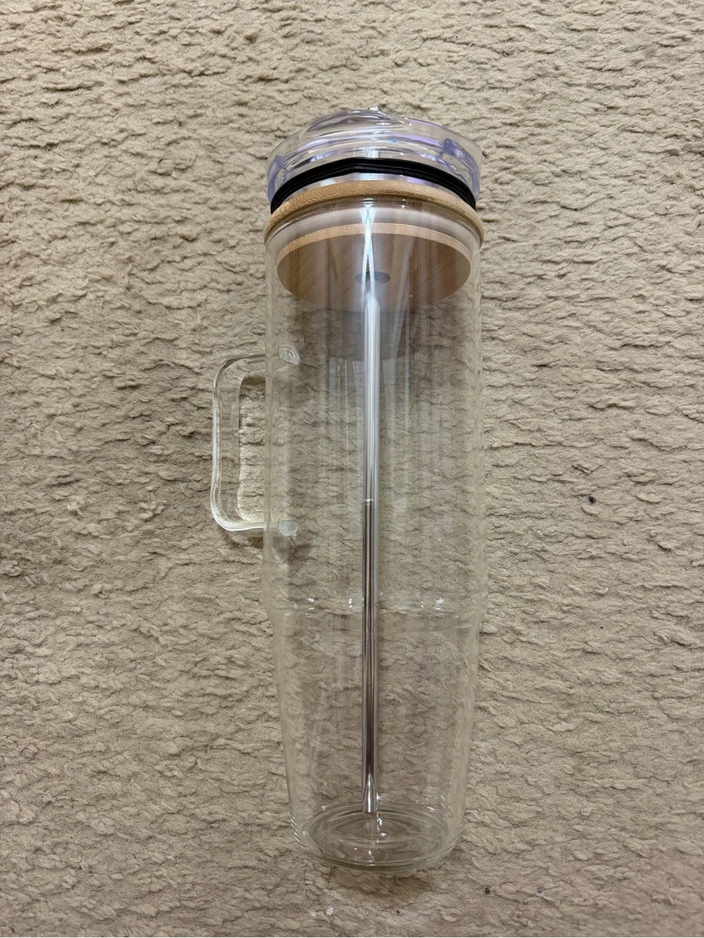 glass travel cup